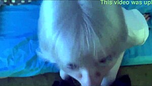 damn lilly lovemoon sucks cock then bends for cumshot blowjob