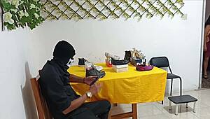 Beautiful Latina Stepdaughter's Secret Shoe Deal Sparks Her First Intimate Adventure