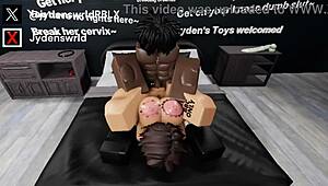 I'm wrecking my friend's tight pussy with big black cock