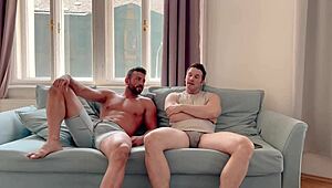 oil massage with curvy big tits pornstars turns into deepthroat orgy