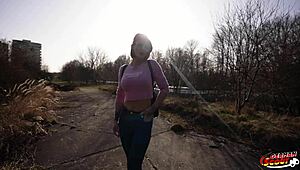 德国星探挑法国金发Endy巨乳大阴蒂试镜内射