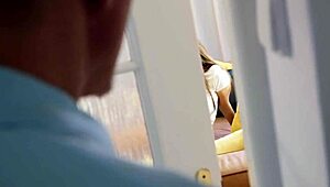 Chubby big tits cam girl Lady Lyne fucks landlord hard