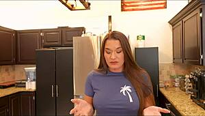 STEPSON breeds TABOO STEPMOM KENDRA HEART in bedroom part 1