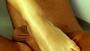 skinny blonde mistress drips wet in shaved fetish frenzy