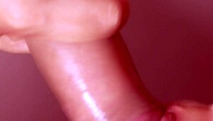 cheating wife sucks cock close-up begging for hot cumshot in mouth