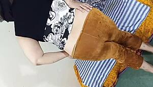 Whoa thick Desi Arab BBW stepmom takes Indian cock bareback doggystyle anal! 🍑🍆🔥😩