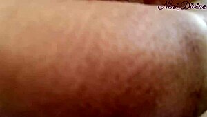 TITJOB with BIG NATURAL TITS! DEEP THROAT, THONG PULL, STEPSIS BEGS for DOGGY ASS POUNDING!