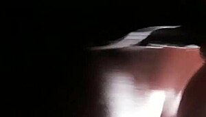 Amateur dude bends over horny interracial hotwife for hardcore doggystyle creampie