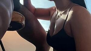 Oh god, he can't hold back as his throbbing cock pulses in my mouth during our amateur blowjob!