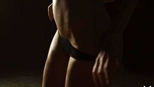 omg beautiful blonde teen 18+ amelia strips naked posing sexy with her perky tits out!