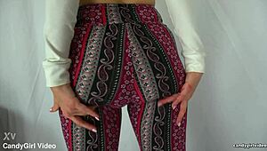 anabelle pync teases in skimpy kitty panties close-up hd