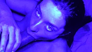 brazilian muscle latina deepthroats big cock then takes creampie doggystyle pov