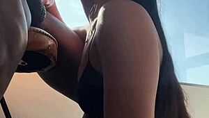 Oh god, he can't hold back as his throbbing cock pulses in my mouth during our amateur blowjob!