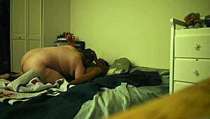 Homemade Ebony Girlfriend Bent Over Bedroom Doggystyle Pounding