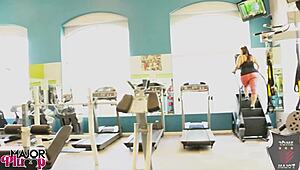 Sofia Rose Eyes Rome Major Gym Tease Turns Wild