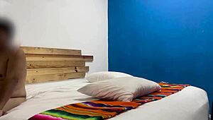 watching my husband and guest masturbate after my nude massage got me so excited