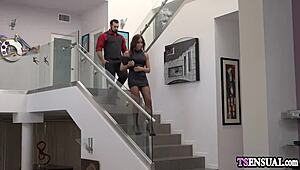 omg client pounded my big titted shemale realtor ass so good