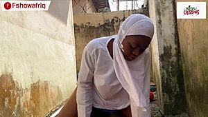 long dick santa claus fucks fat ebony wet pussy doggystyle outdoor christmas