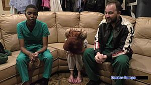 Dr Tampa Spanks Jewel’s Shaved Pussy in Handcuffed Stranger Night