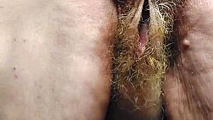 hey oma, ever wonder how that hairy granny beaver gets fucked by a cucumber?