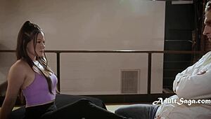 Alison Rey Desperately Licks Michael Vegas Cock and Toes During Tense Casting Callback Interview