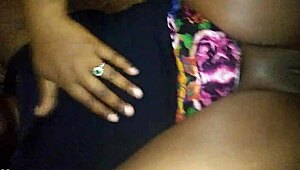 my big black cock stretches her huge amateur ass as she rides me hard