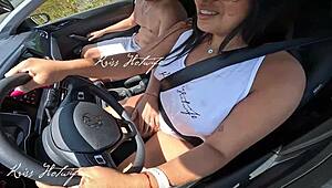 i gave a stranger a ride then sucked his cock so good in the car