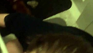 Crazy Redhead Devours Monster BBC in Steamy Shower