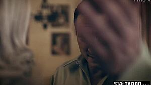 horny young 18+ stepson and mature stepdad double team big tits milf stepmom with cocks