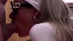 perfect milf sucks big cock deep gagging swallows cumshot in mouth 👅💦