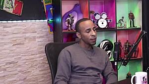 check out tifany swing chatting with top negro in sheer red casting compilation part 1