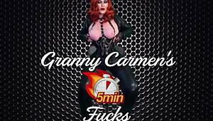 卡门奶奶扣骚逼然后鸡巴上喷潮😍💦