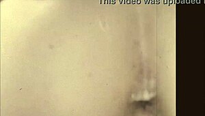 vintage hairy pussies get blown and fucked raw in retro interracial action