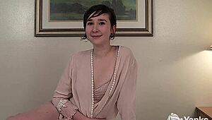 Artemis fingers juicy pussy to squirting orgasm with ripped clothes