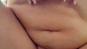 Blonde Milf's Big Pussy Lips Quiver In Anal Toy Masturbation