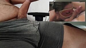 Cuckold Husband Cums Fantasizing Monster Cocks of Hot Guys