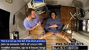 Doctor Cums Hard in Rebel Wyatt's Pussy During Close-Up Hospital Fuck