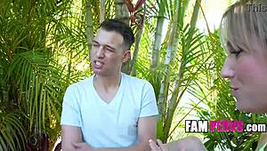 i buy my young 18+ stepnephew's loyalty riding his cock taboo cowgirl undressing bikini