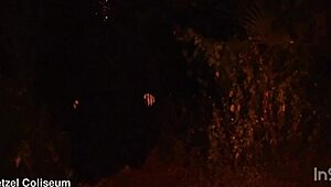 sexy bbw ebony final girl gets captured ripped clothes fucked hard by masked slasher on halloween