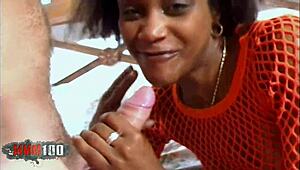 french ebony shania takes terry deep in intense interracial bedroom heat