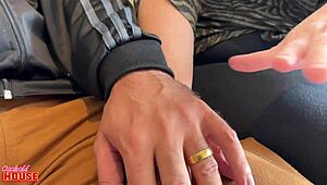 that married chubby latina is pure delight... her cuckold husband shares her fat tits and tight pussy with horny studs