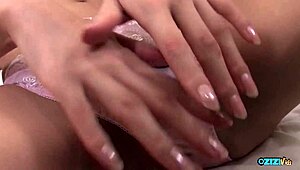 this young asian bitch drops low as her big clitted cunt gets toyed hard