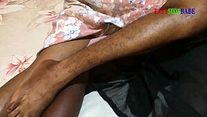 ebony chubby CLEANER takes BBC deep! amateur room service turns into doggystyle creampie pounding!!