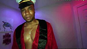 wife takes bbc pounding while cuck hubby watches halloween party. egyptian bunny costume action