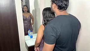 beautiful chubby mature lady seduces tailor into wild homemade titty fuck session