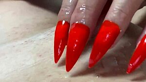 wanna see long nails milking monster cocks to huge jizz blasts?