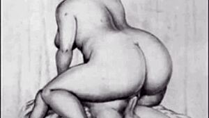 i cherish this steamy vintage erotic art with hairy details