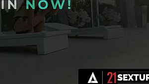 Alexis Crystal rides thick dick deep in her tight warm ass