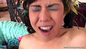 Brunette Milf Craves Tasting That Massive Big Black Monster Cock