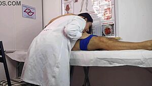 nurse sees cock rise hard ready for tight pussy hospital action